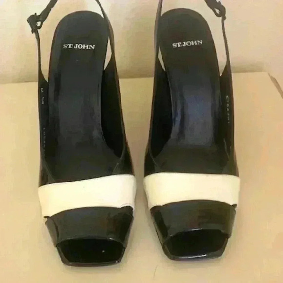 st .john slingback patent leather sandal - Picture 1 of 8